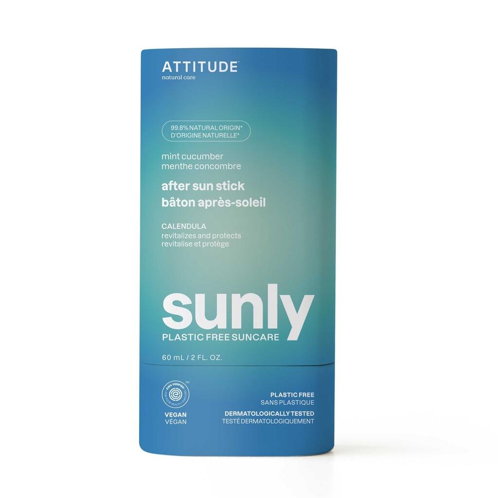 ATTITUDE Sunly - Stick para después del sol - Menta y pepino