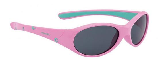 Alpina Sonnenbrille Flexxy Girl Rahmen rose mint Glas schwarz S3