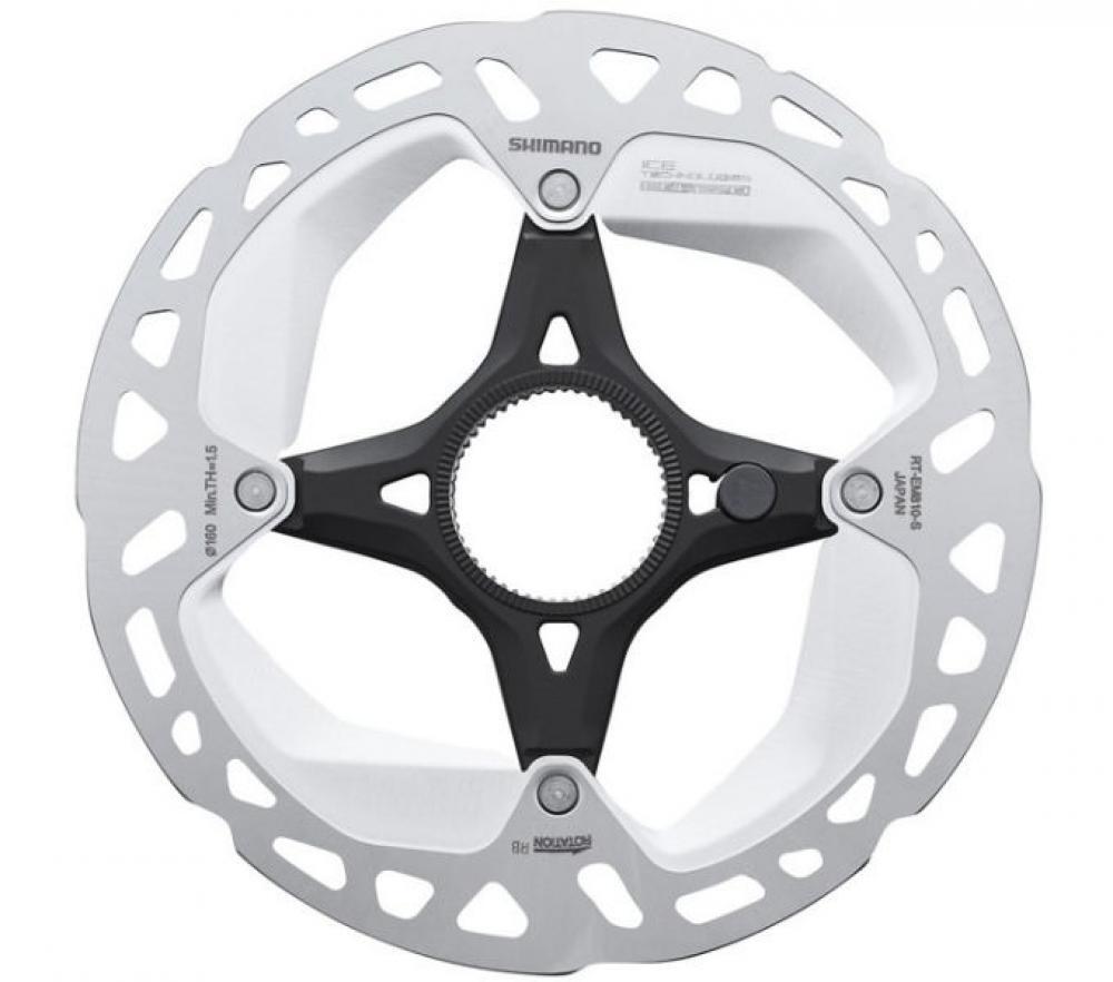 Disque de Frein Shimano RT-EM810 Ice Tech Freeza Centerlock Intérieur 160 mm 2/2