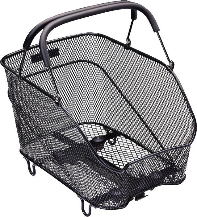 Panier De Vélo En Métal - Rack De Guidon, Porte-Cargaison 35x25x20.5cm, Pour Courses, École, Pique-nique
