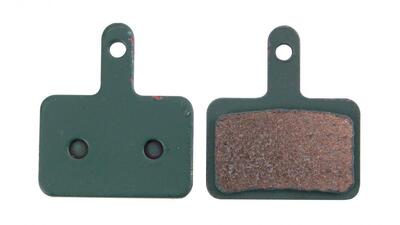 Paar fietsremblokjes met 1 reinigingsdoekje fibrax shimano deore m515-m525-m495-