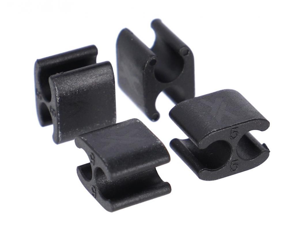 XLC Kabelclip BR-X122 Ø5mm Kabel, Ø5mm Aussenhülle 30er Set 2/2