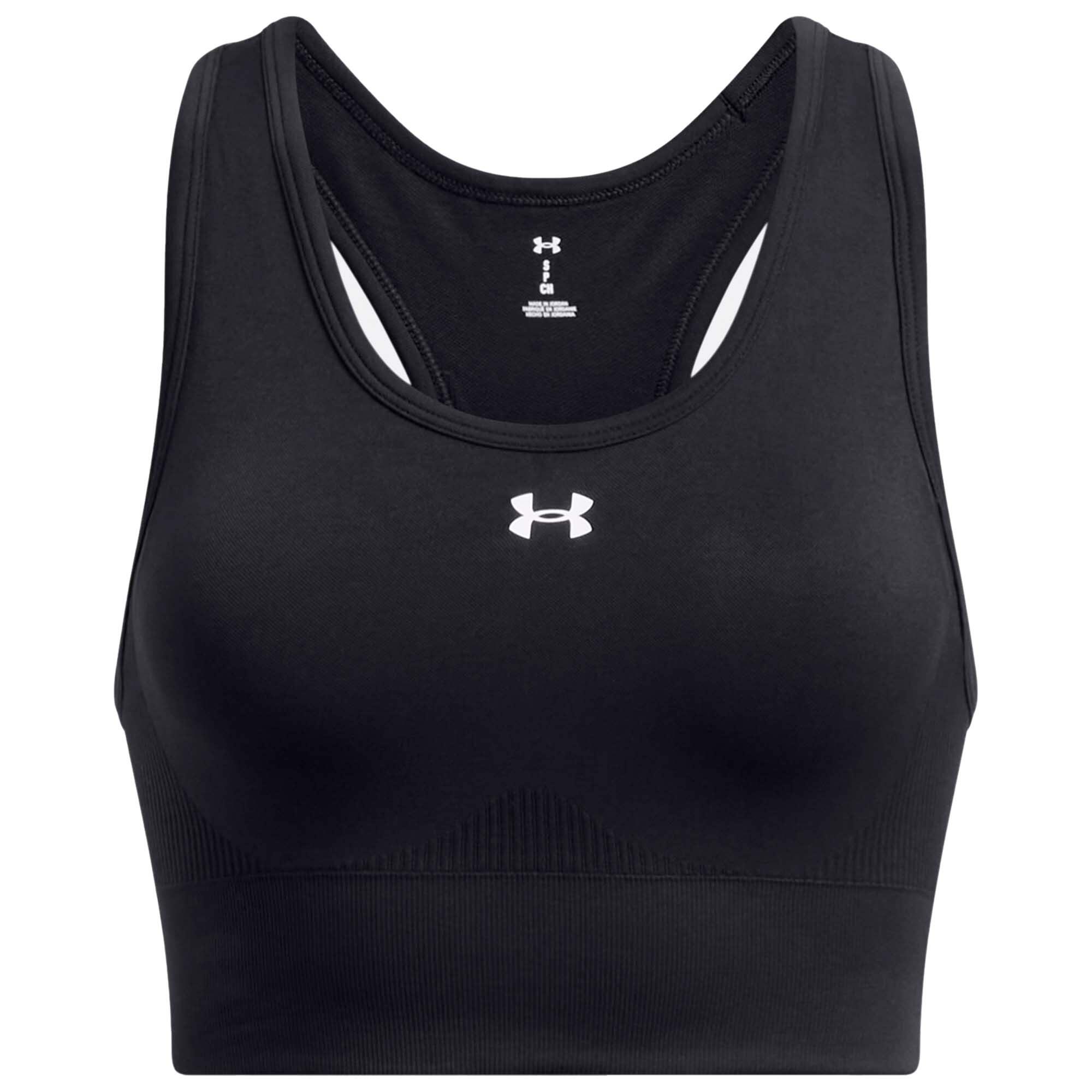 Under Armour - Haut Under Armour Vanish Soutien-gorge Moyen Sans Coutures Femme - Brassière - Blanc|noir - 42 M/l - Decathlon