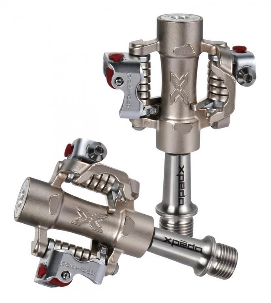 Xpedo Pedal Clipless M-FORCE 8 TI silber, 9/16", doppelseitig, XMF08TTl 2/2