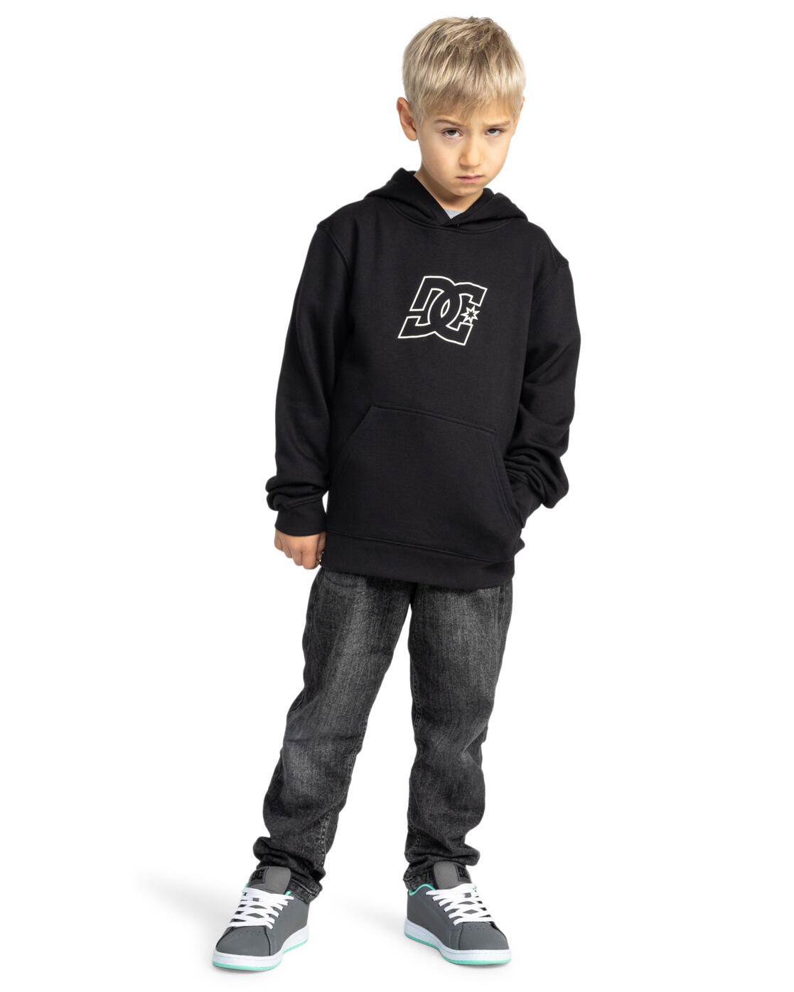 Sweat à capuche PALLET PH Noir Garçon 4/4