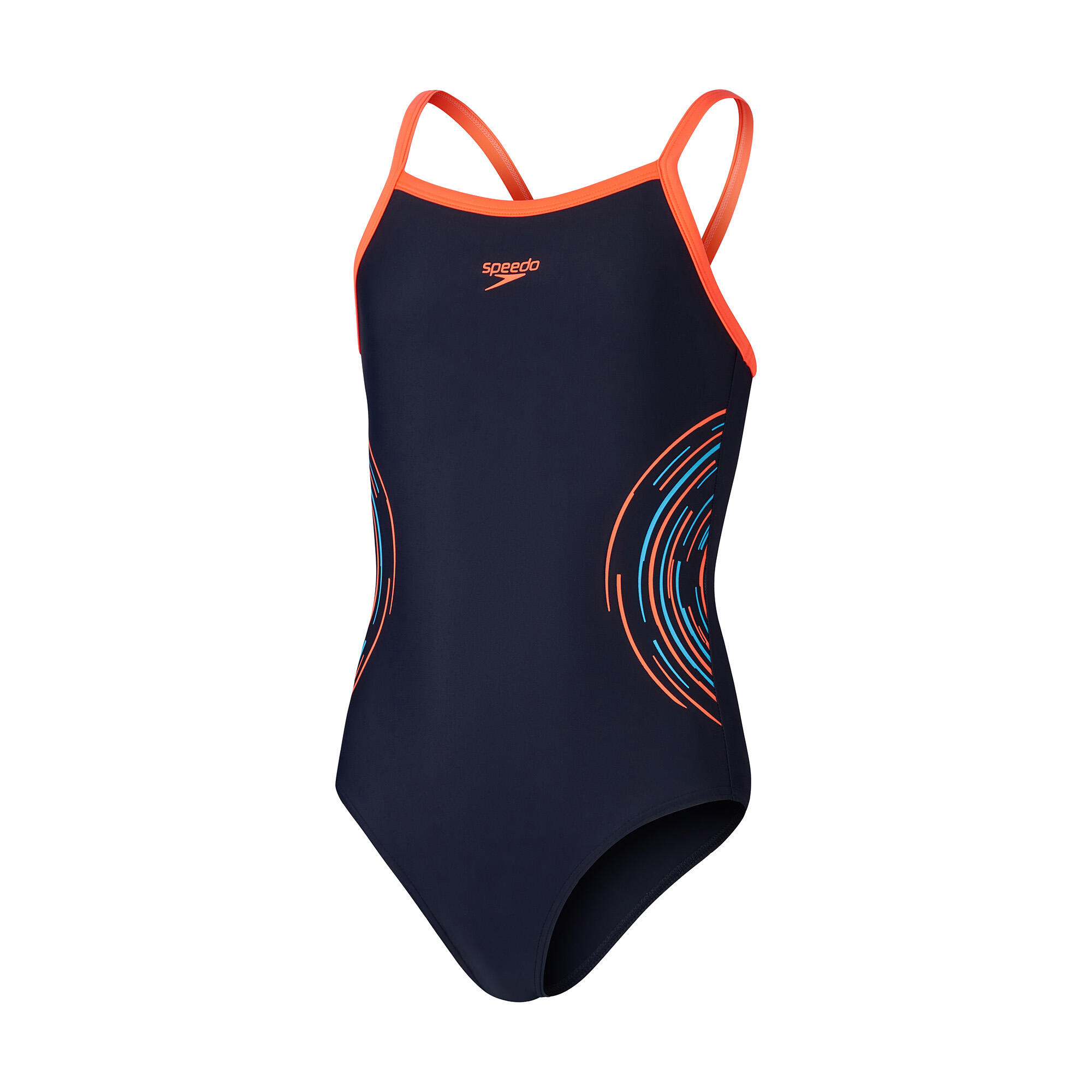 Maillot de bain Speedo Plastisol Placement Thinstrap Muscleback pour filles 5/5