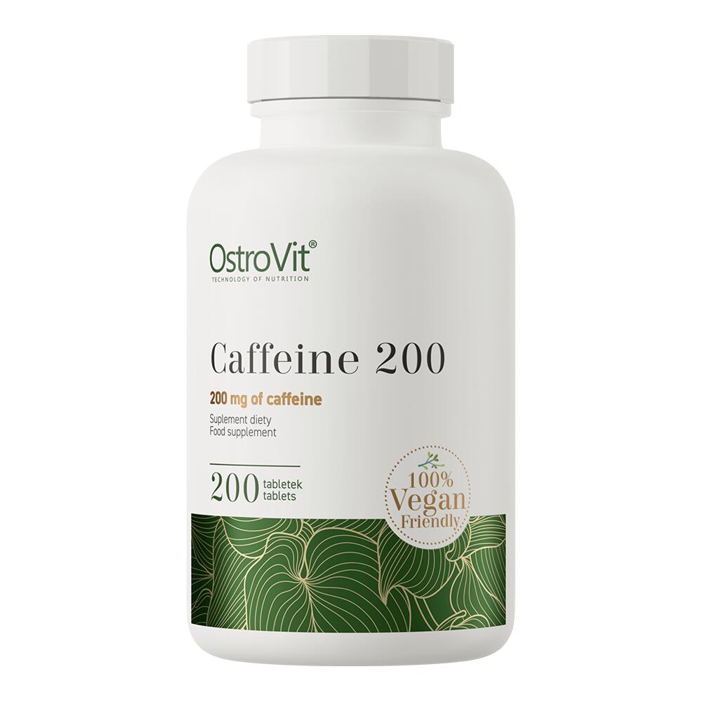 OstroVit Caffeine 200mg (200 Tabs) Unflavoured - Diet & Weight Management
