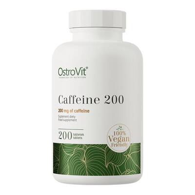 OstroVit Caffeine 200mg (200 Tabs) Unflavoured - Diät & Gewichtsmanagement