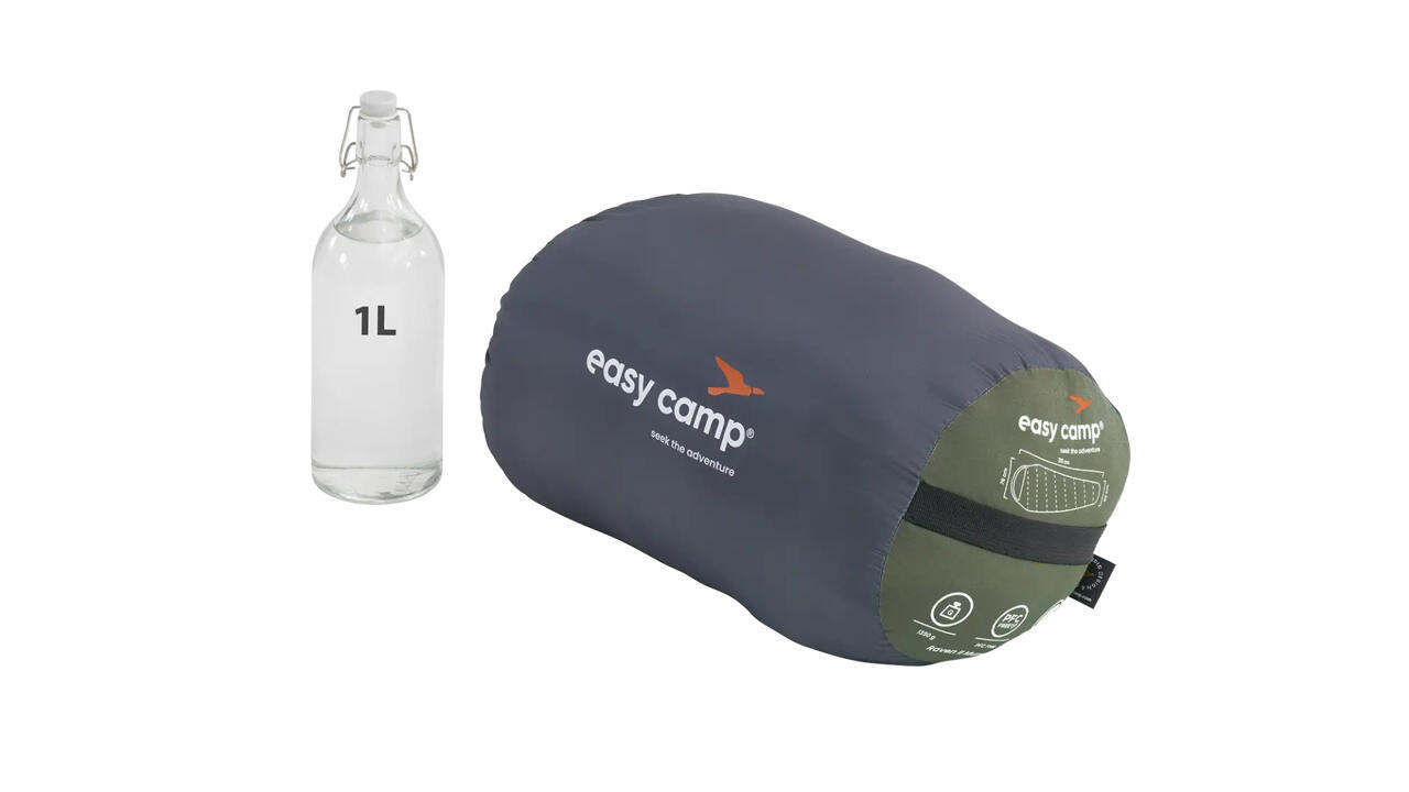 Easy Camp Raven II Mummy Sleeping Bag -1 °C for Camping 2/4