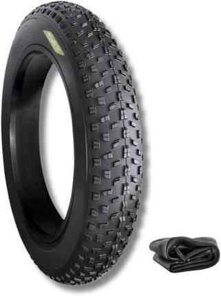 Band 20x4.0+binnenband, fatbike-band 20 x 4.0 noppenband 20” EV