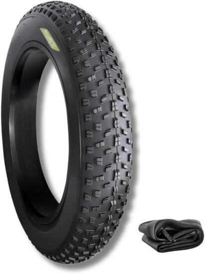 Copertone 20x4.0+ camere pneumatico fat bike 20 x 4.0 gomma tassellato 20” EV