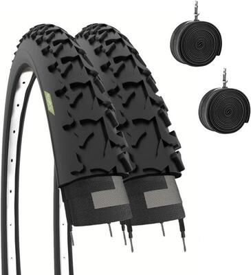 2 copertoni 26x1.90 (50-559) + camere. pneumatici bici 26 x 1.90 gomme 26'' EV