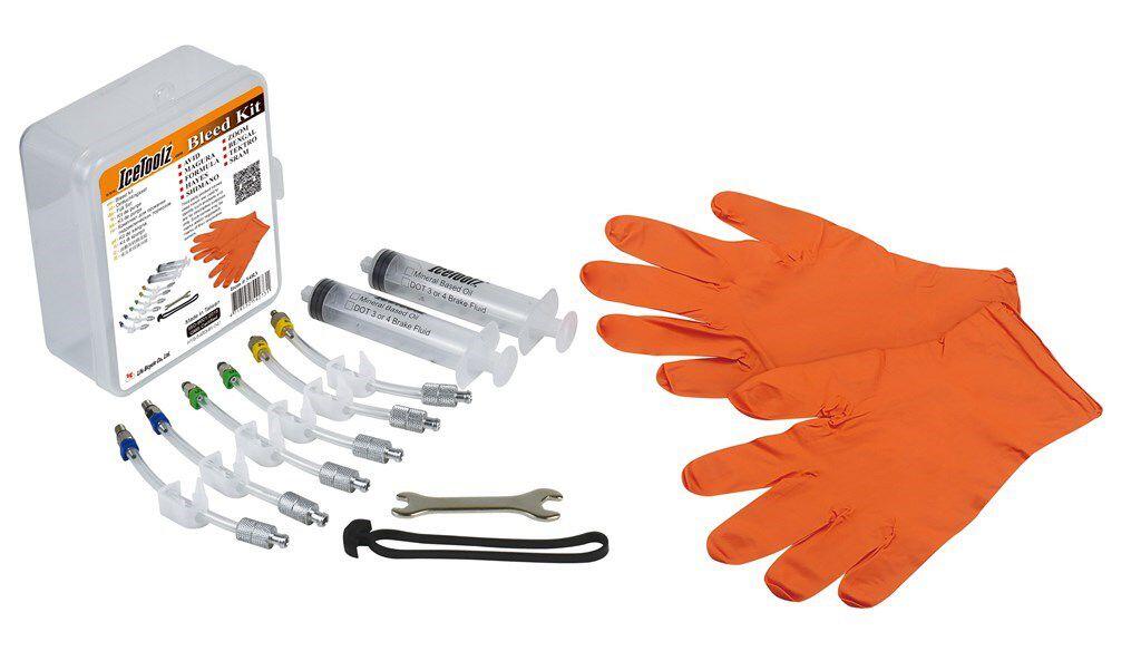 ICETOOLZ Universele ontluchtingskit voor hydraulische remmen IceToolz 54R3