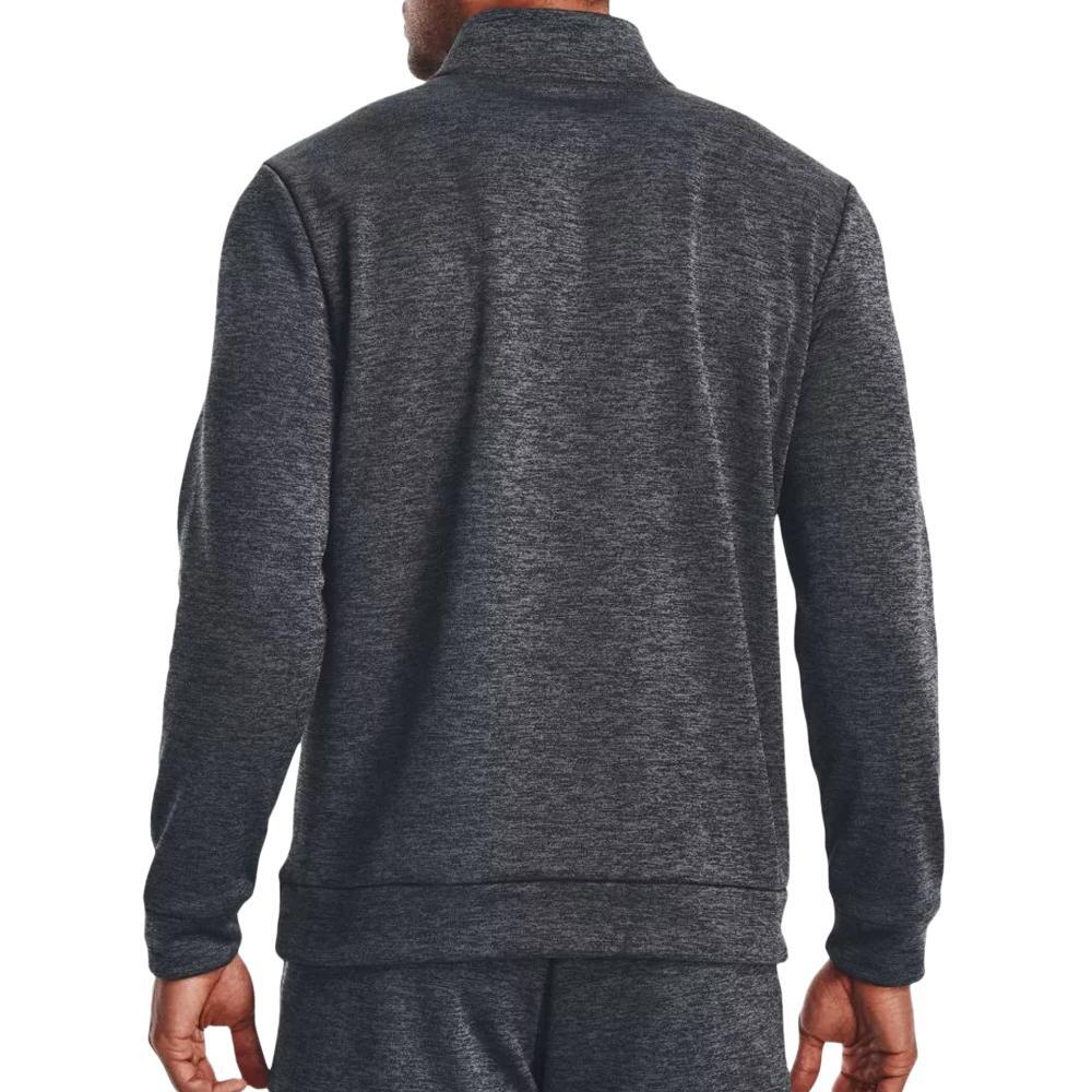 Sweat 1/4 zip Gris Homme Under Armour Fleece 1373358 2/2
