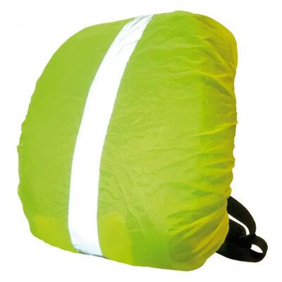Wowow - gele hi-vis waterdichte opvouwbare regenhoes rugzak 20-25l