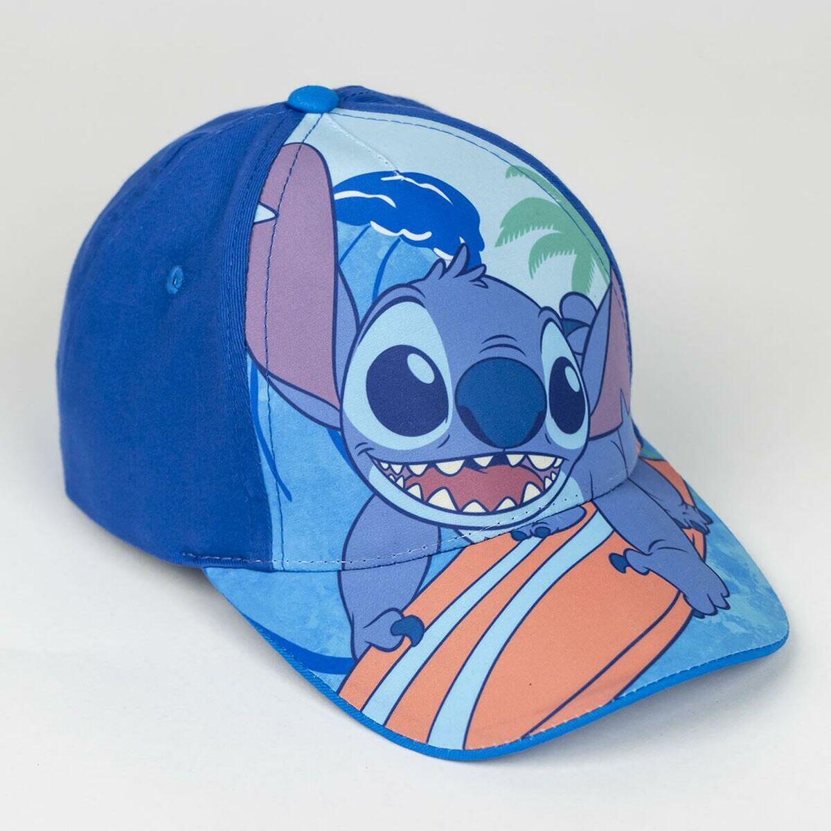 Cappellino per Bambini Stitch Azzurro 2/4