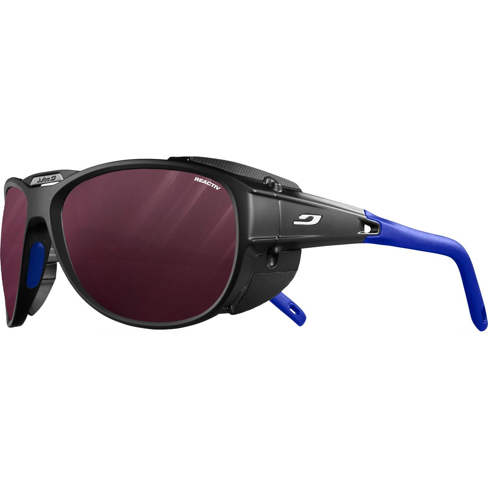 Julbo - Lunettes De Soleil Homme Pour La Haute Montagne-explorer 2.0 Reactiv - Lunettes De Soleil - Bleu|noir - Taille Unique - Decathlon