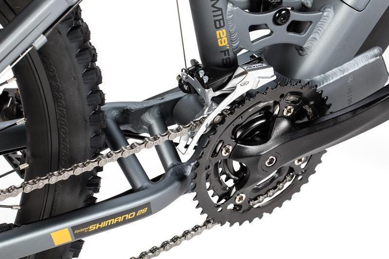 29" E-MTB volledig geveerde elektrische mountainbike 5/7