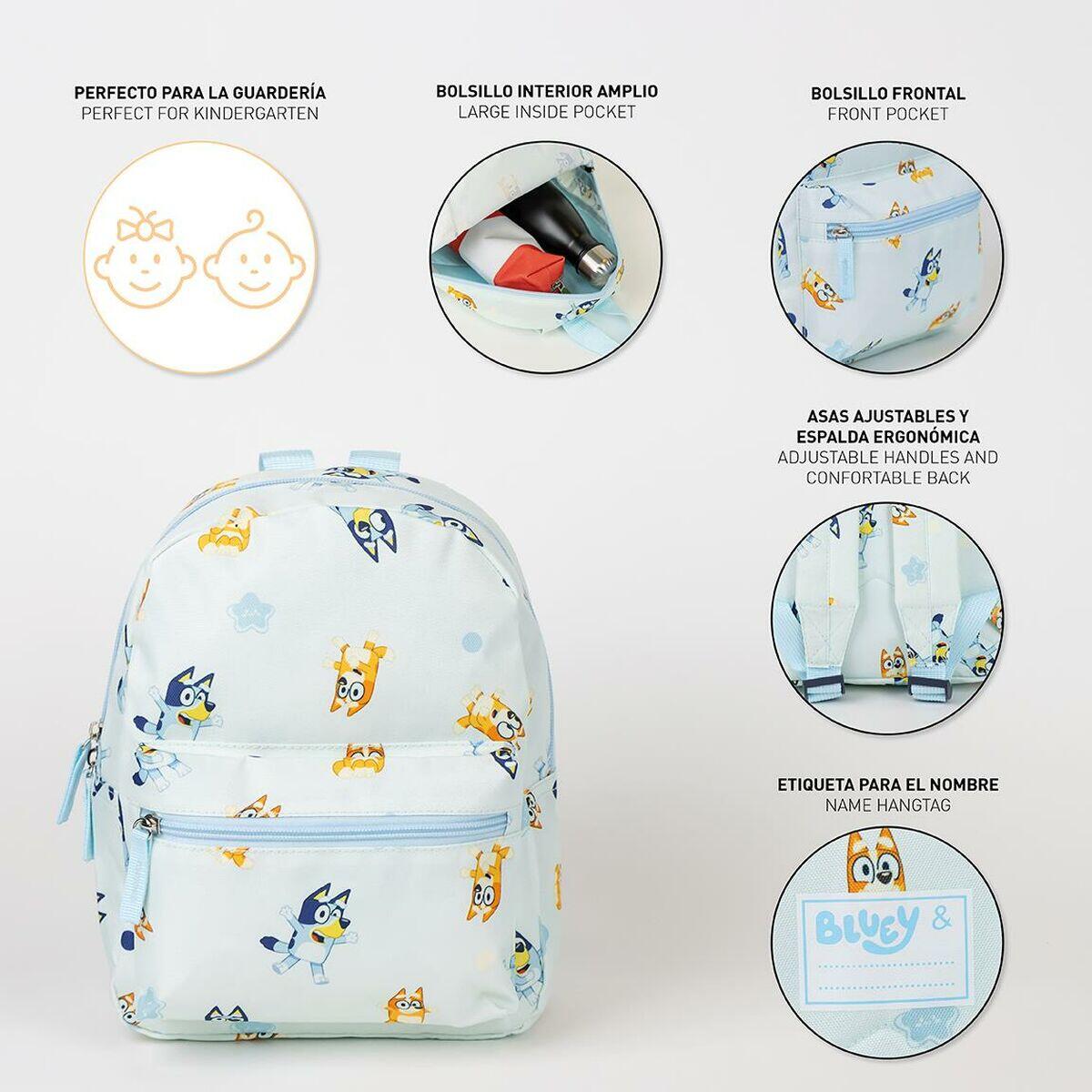 Mochila Escolar Bluey Azul claro 3/5