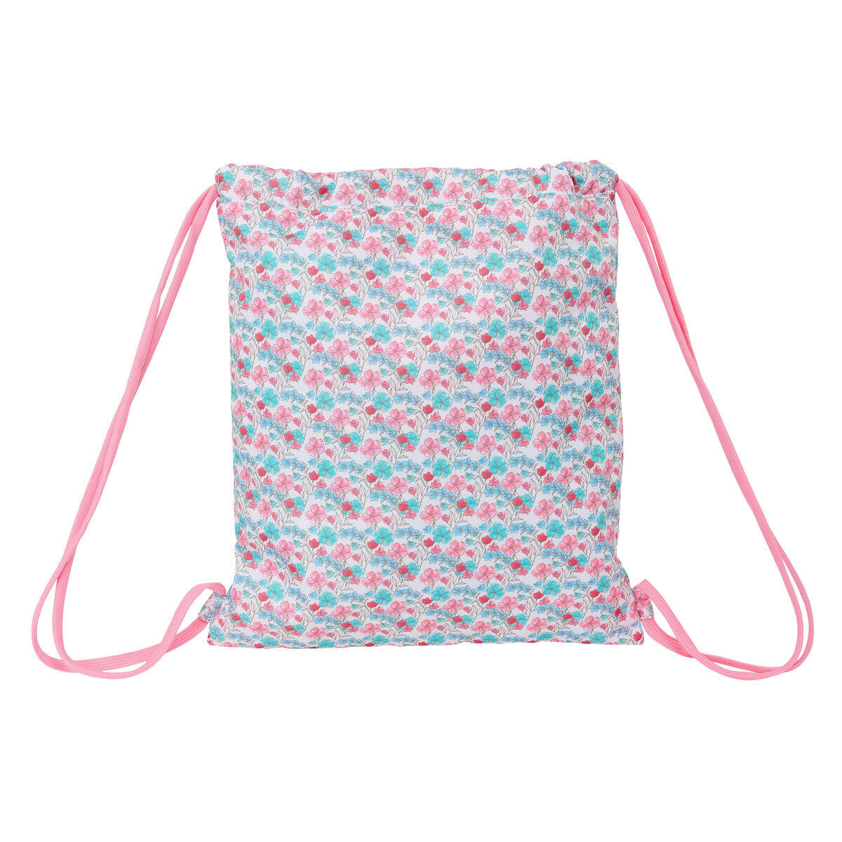 Saco Mochila com Cordas Moos Flores 2/4