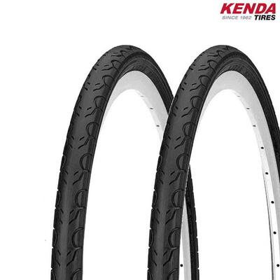 2 copertoni kenda 700x35 28 5/8 3/8 pneumatici bici trekking 700 x 35C neri EV