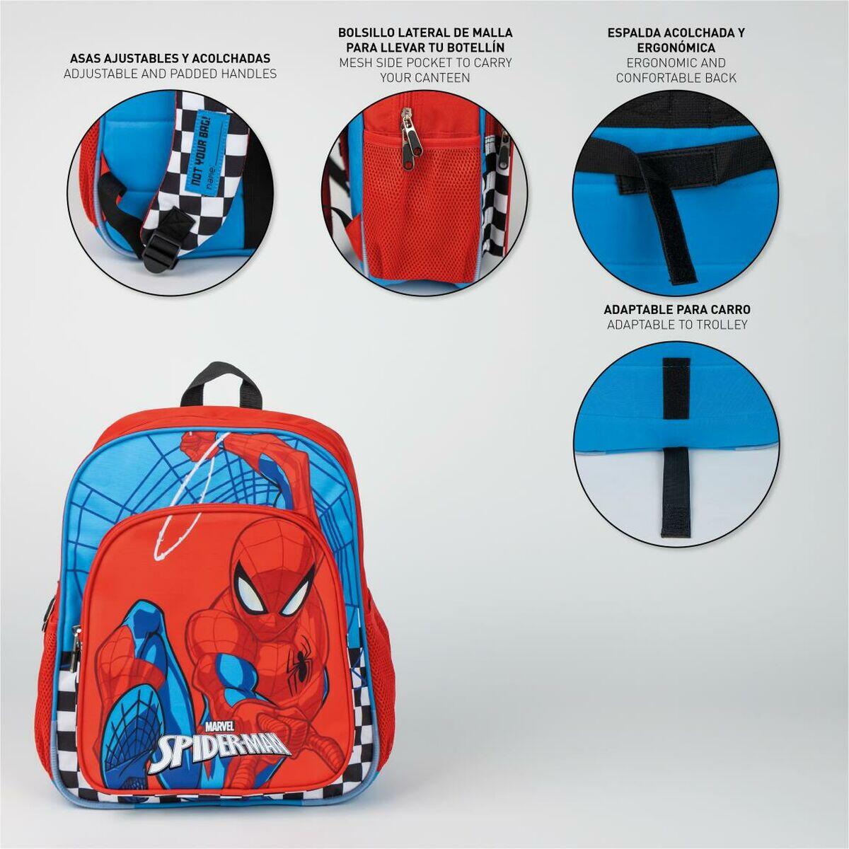Mochila Escolar Spider-Man Rojo 4/5