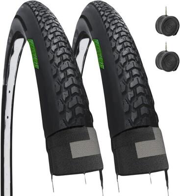 2 banden 700x28c (37-622) + binnenbanden, stadsfiets 700 x 28c presta ventiel ev