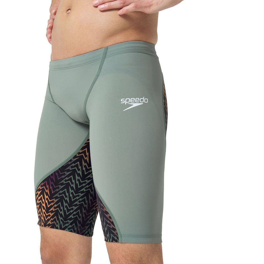 Speedo Fastskin LZR Ignite Jammer - Verde Country / Nero / Pesca - Taglia 20 5/7