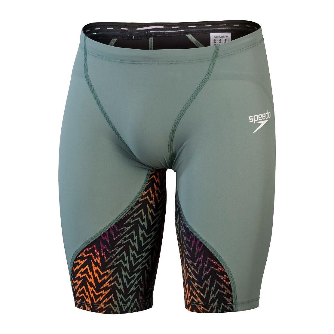 Speedo Fastskin LZR Ignite Jammer - Verde Country / Nero / Pesca - Taglia 20 2/7