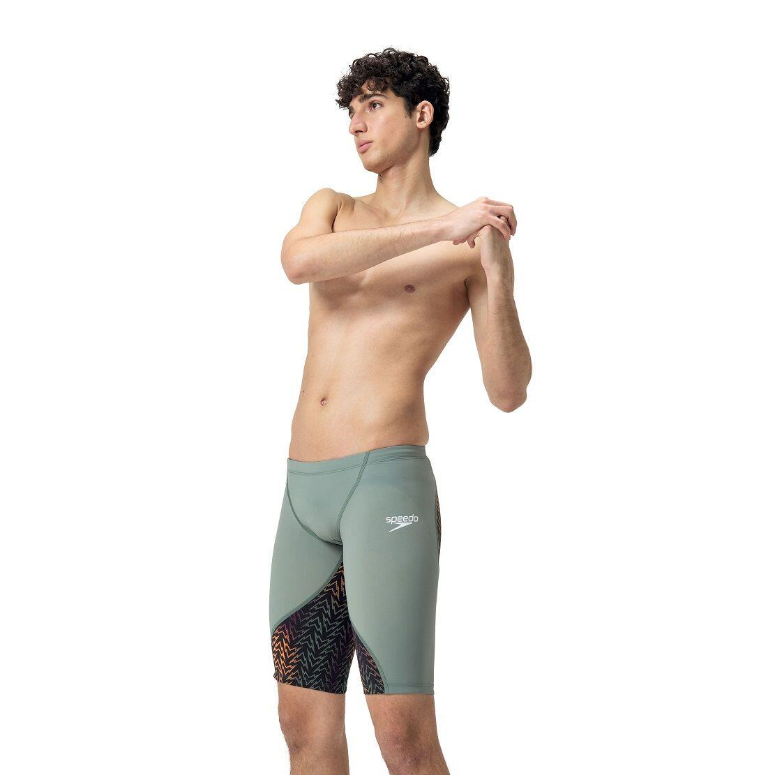 SPEEDO Speedo Fastskin LZR Ignite Jammer - Country Green / Zwart / Nectarine - Maat 20