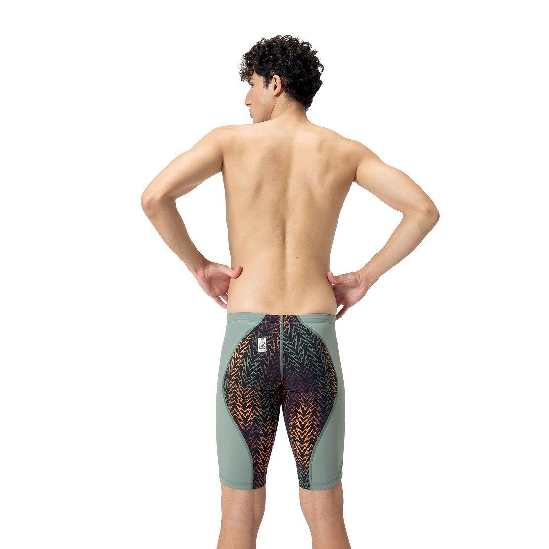 Speedo Fastskin LZR Ignite Jammer - Verde Country / Nero / Pesca - Taglia 20 6/7