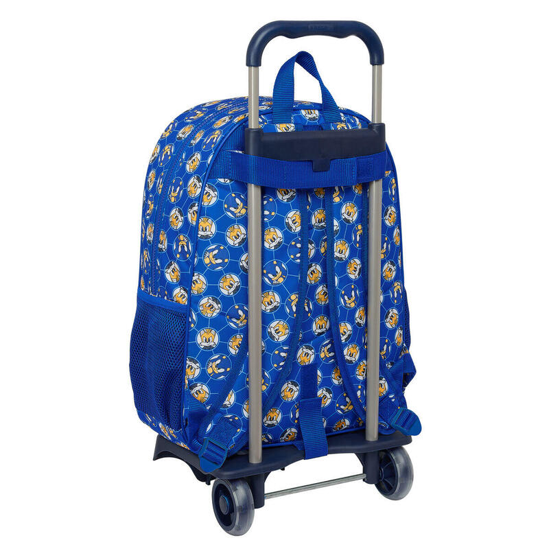 Cartable à roulettes Sonic Prime Bleu