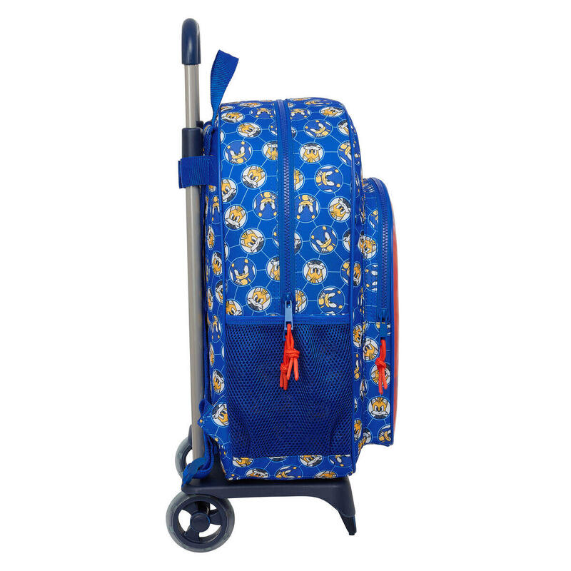 Cartable à roulettes Sonic Prime Bleu