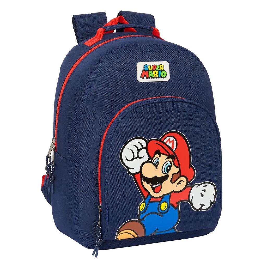 School Bag Super Mario World Navy Blue