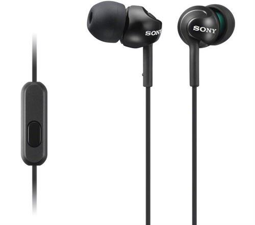 Auriculares de botão Sony MDR-EX110AP Preto 3/3