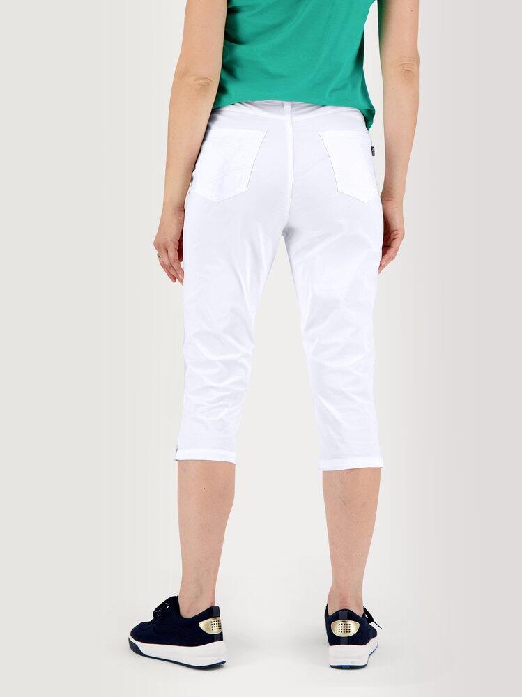 Pantalón Pirata Blanco para Mujer TBS SANTACOR 3/4