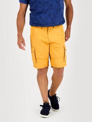 Bermuda ceinture semi-élastiquée avec passants Homme - VALENBER Sediment