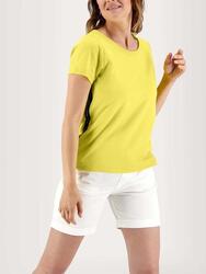 T-shirt manches courtes Femme - KYLIATEE Jaune/orange