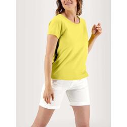 T-shirt manches courtes Femme - KYLIATEE Jaune/orange
