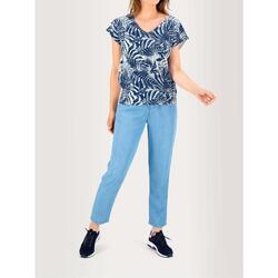 T-shirt manches courtes Femme - RAVENSAN Bleu