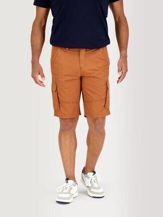 Bermuda ceinture semi-élastiquée avec passants Homme - VALENBER Sediment