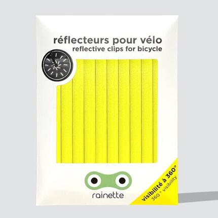 Réflecteurs pour rayon de vélo Rainette (x12)