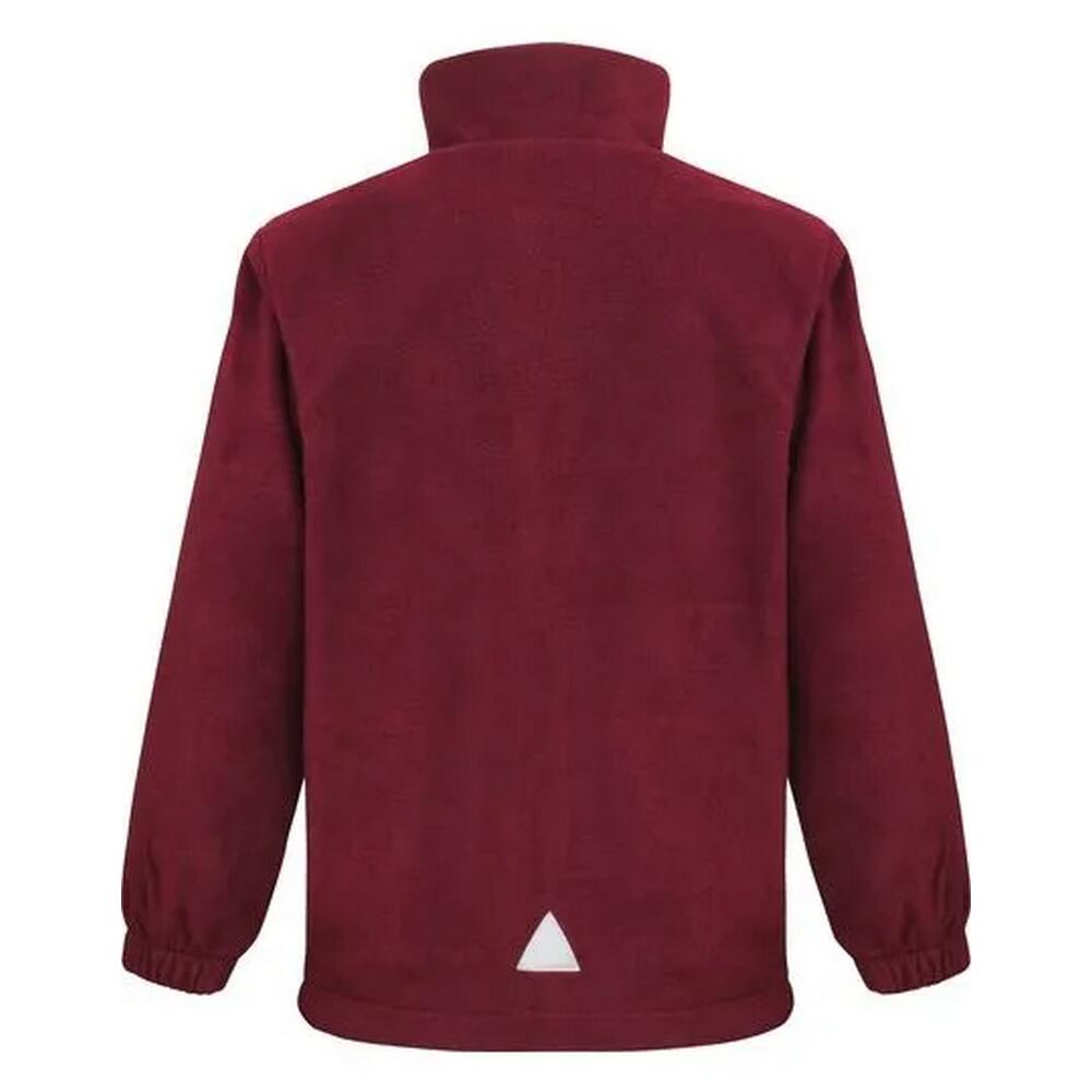 Casaco polar polartherm para crianças e jovens (Borgonha) 2/3