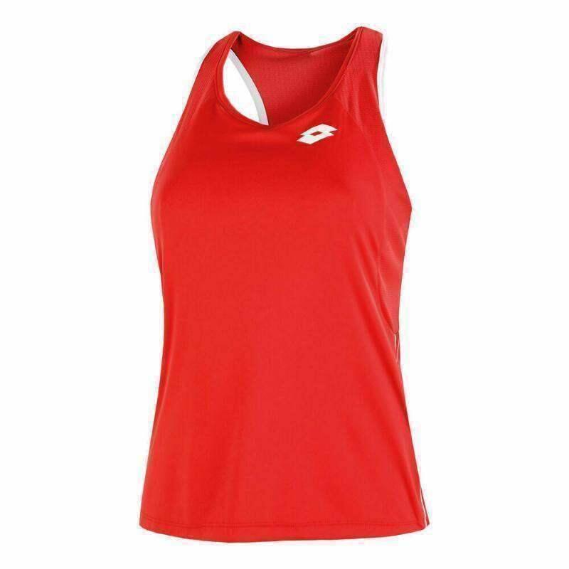 Camiseta Lotto Squadra II Rojo Mujer 2/5