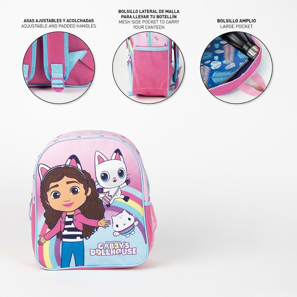 Mochila Escolar Gabby's Dollhouse Rosa 5/5