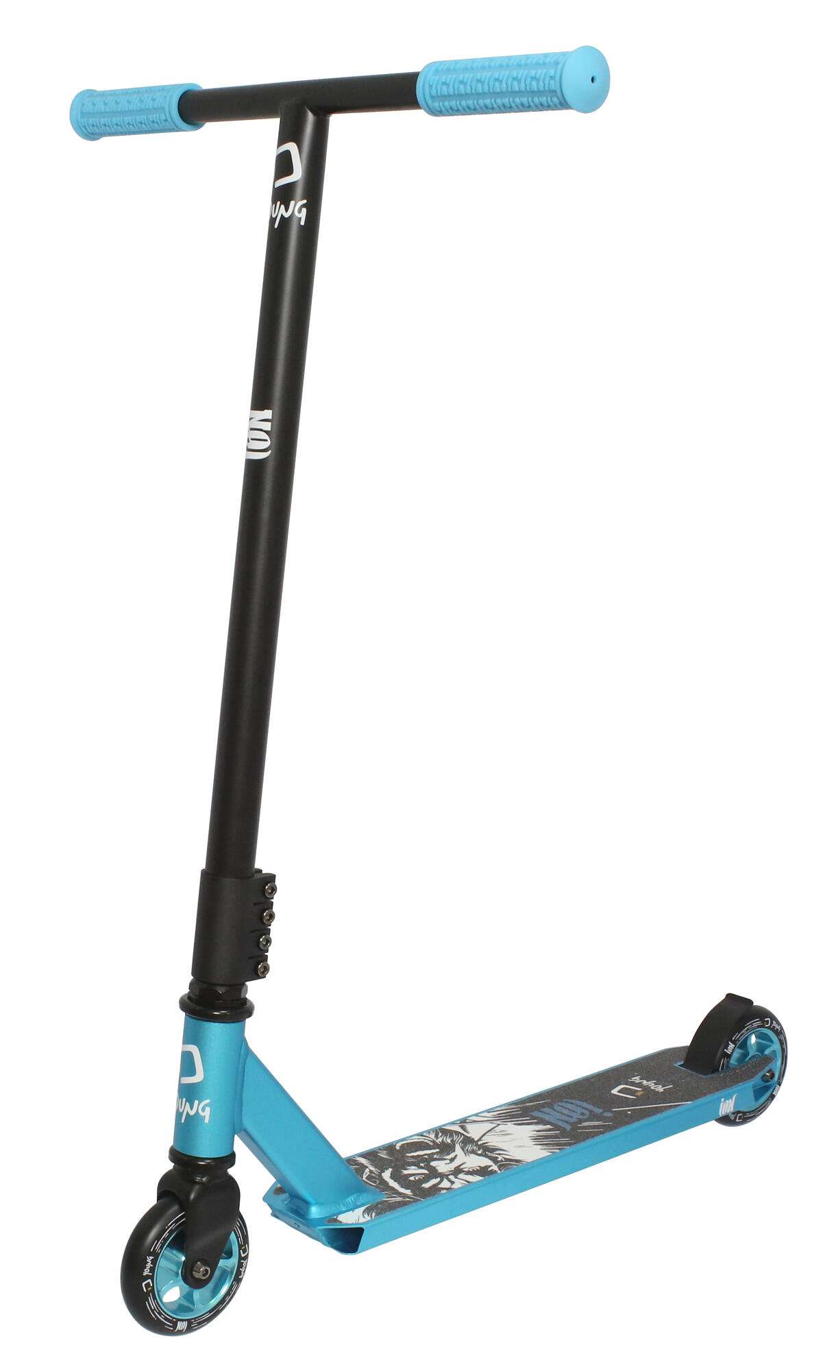 DIVINE Stunt Scooter D-Young Ion blau