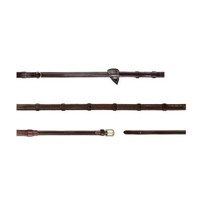 Rubber teugels voor paard met 7 stops dy'on howlett