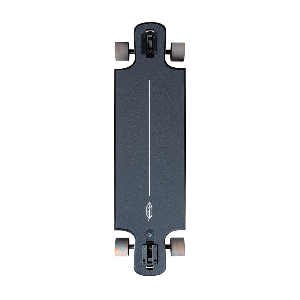 RAM Longboard Komplettboard 36.5" x 10" ABEC 9 Nivo weiß -beige 4/5