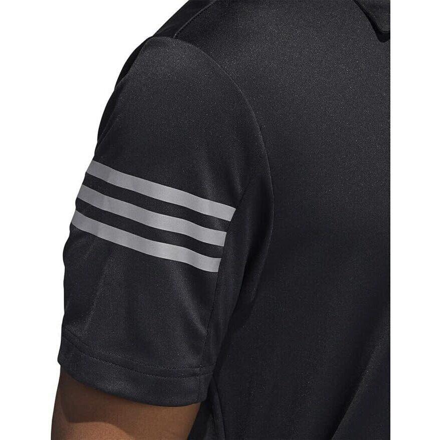 T-Shirt adidas Golf Polo Shirt, Preto, Homens 3/3