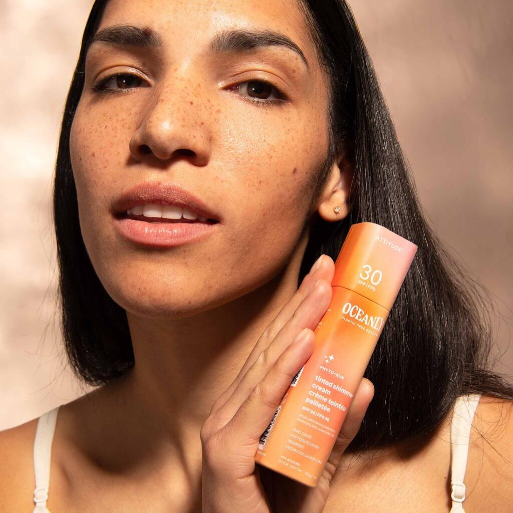 Oceanly - PHYTO-SUN Getönte, Schimmernde Gesichtssonnencreme SPF 30 2/4